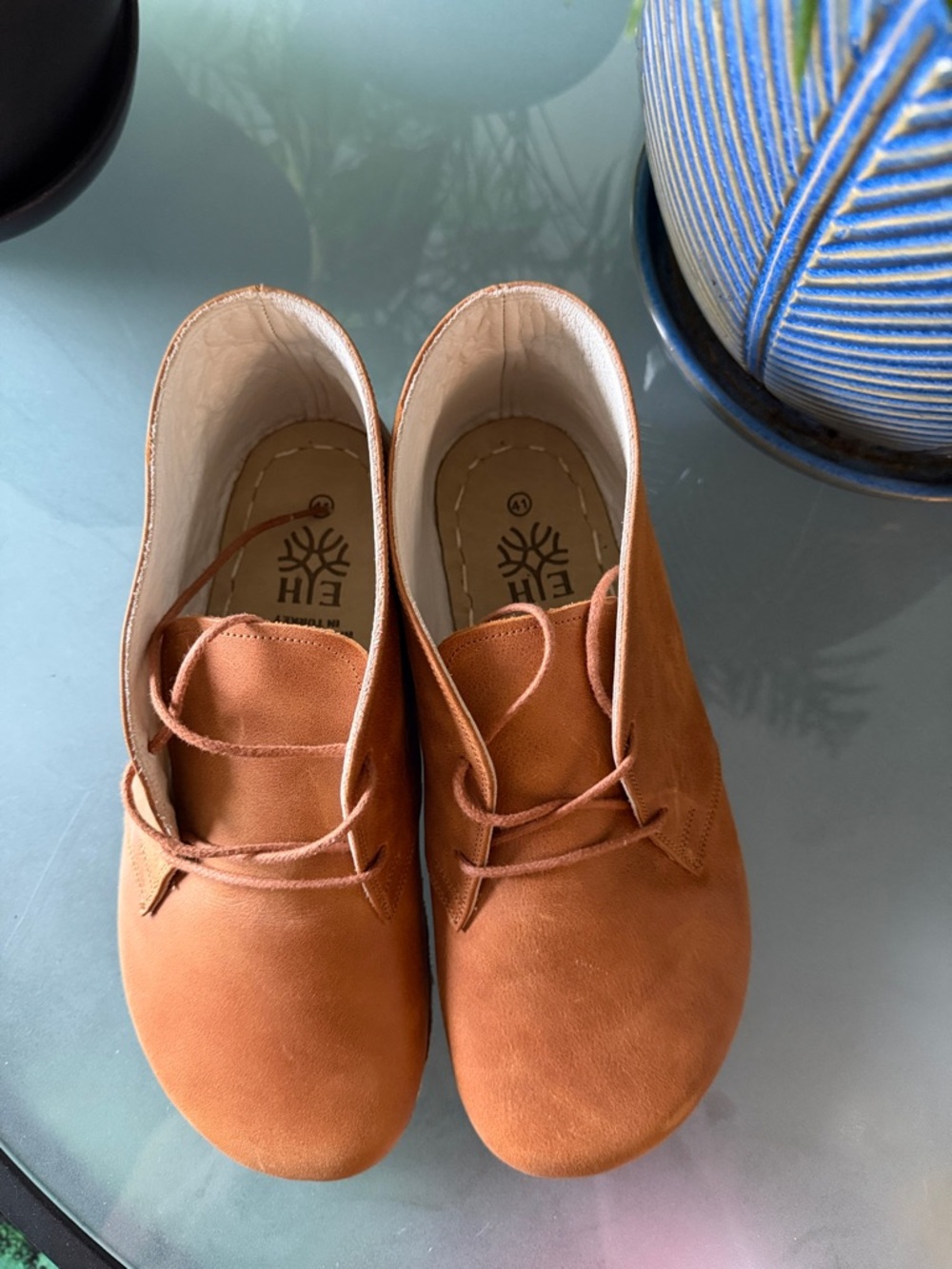 Earthing Harmony Grounding & Earthing Barefoot Chukka Boots in Cognac Brown - Picture 3 of 4